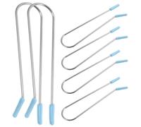 DECOMELODY Clip di Ricambio per Bigodini Elettrici in Filo Metallico, Set da 20 Pezzi, Fermagli per Arricciacapelli da Salone, Adatti per Styling Chioma Fai da Te e Uso Professionale