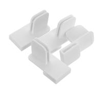 DECOMELODY Clip Divisori in Plastica per Cassetti da Cucina, Morsetti di Fissaggio per Divisori, Set 4 Pezzi per Organizzazione Stabile di Armadi e Cassetti in Casa e Ufficio