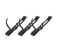 DECOMELODY Clip in Metallo per Torcia da Cintura 3 Pezzi, Morsetto Portatile per Torcia a Penna e Penna, Supporto Sicuro per Attività Outdoor e Lavoro Manuale