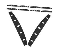 DECOMELODY Coltello Protettore della Lama 20 Pezzi in Plastica Semicircolare 30 CM per Domestico Protezioni per Lame di Coltelli da Cucina