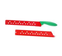 DECOMELODY Coltello Seghettato per Anguria Lunga Multifunzionale per Cucina e Forno Utensile Pratico e Compatto per Pane Torte e Formaggi Design Ergonomico e Resistente