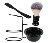 DECOMELODY con Ciotola per Pennello da Rasatura Manuale Kit per Barberia e Domestico Spazzola per Pulizia Baffi e Accessorio per Taglio e Rasatura