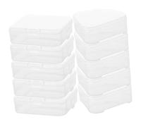 DECOMELODY Contenitore Per 10 Spugnette Per Trucco, Porta Spugnette Da Viaggio Compatto, Astuccio Riutilizzabile e Resistente Per Cipria e Puff Cosmetici