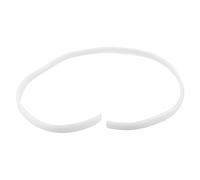 DECOMELODY Copertura Diffusore in Pvc Curvo per Strisce LED 16mm, Canale di Illuminazione Lineare Antiriflesso da 1 Metro, per Interni Moderni, Uffici e Camere da Letto