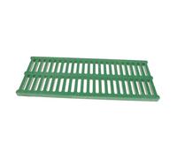 DECOMELODY Copertura Professionale per Canali di Drenaggio Esterni in Plastica Resistente Verde per Uso Urbano e Ristorazione Leggera e Facile da Installare con Design Antiscivolo e Alta