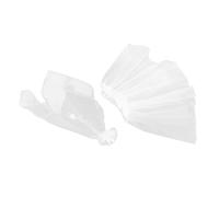 DECOMELODY Costume da Sposa da Oca in Veranda, 2 Pezzi: Completo da Sposa da Oca, Elegante Velo da Sposa Bianco E Abito da Sposa per Decorazioni da Giardino per Feste di Natale