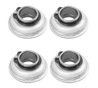 DECOMELODY Cuscinetti Ruote Anteriori per Sedia a Rotelle 4 Pezzi, Cuscinetto Forcella Stelo Rotondo Sostituibile, Accessori per Sedie a Rotelle Manuali per Supporto Stabile e Guida Sicura