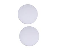 DECOMELODY Cuscinetto Per Maniglia Della Porta e Paracolpi Per Porte Autoadesivi, Protezione Spessa in Silicone Bianco 2 Pezzi, Ammortizzatore Silenzioso Per Pareti, Per Camera, Soggiorno e Bagno