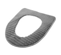DECOMELODY Cuscino Copriwater con Zip Imbottitura Spessa Wc Lavabile e Adatto per Bagno Protezione Invernale Comfort e Design