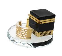 DECOMELODY Decorazione Islamica Miniatura in e Souvenir Arabia Saudita con Luce per Interni Auto