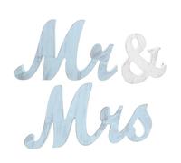 DECOMELODY Decorazione Tavolo Matrimonio in Legno Mr e Mrs Lettere Ornamentali Rustiche per Anniversario e Festa Centrotavola Elegante e Duraturo per Celebrazioni Romantiche
