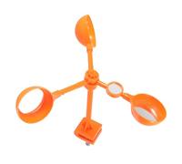 DECOMELODY Dispositivo Eolico Domestico Per Allontanare Uccelli e Animali, Strumento Di Esilio Del Vento Resistente Per Giardino, Cortile e Alberi Da Frutto Effetto Decorativo Permanente