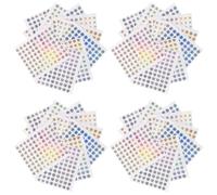 DECOMELODY Etichette Adesive Qc Pass 10Mm PVC Resistenti a Sole e Pioggia 2400 Pezzi per Controllo Qualità Magazzino e Monitoraggio Produzione