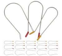 DECOMELODY Fermagli per Arricciacapelli Elettrici a Clip di Ricambio Set da 24 Pezzi 254 CM-32 CM-381 CM Clip Resistenti al Calore per Styling Rapido e Fissaggio Sicuro Adatti a Chioma