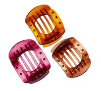 DECOMELODY Fermagli Per Chioma Denti Interni 3 Pezzi Grandi Fermagli Decorativi Per Chioma Fini Donne Utilizzo Quotidiano Feste Matrimoni Tenuta Antiscivolo