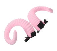 DECOMELODY Forcine Corna di Pecora per Halloween Corna da Diavolo Gotiche Accessori per Capelli Leggeri e Comodi per Cosplay e Feste