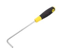 DECOMELODY Gancio Acciaio Inossidabile con Manico Gomma per Sollevamento Porte Finestre e Coperture Tombini Strumento Resistente e Leggero per Uso Multiplo