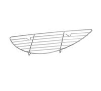 DECOMELODY Griglia di Scarico Olio Semicircolare in Acciaio Inox 304 37X11 CM per Barbecue Supporto Filtro Grassi Compatto e Resistente Accessorio per Cottura all'Aperto e Grigliate