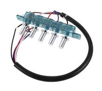 DECOMELODY Interruttore a 5 Pulsanti per Cappa Aspirante da Cucina, Pannello di Controllo Compatibile, Sostituzione Rapida per Cappe Sottopensile Regolatore Velocità e Accensione Luce