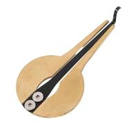 DECOMELODY Jaws Harp Rotondo in Metallo Strumento Musicale Russo Tradizionale Mongolo per Musicisti e Appassionati Suono Cristallino e Design Circolare Elegante per Studio e Performance Folk