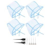 DECOMELODY Kit 12 Pezzi Cuffie per Tintura Chioma con Fori Regolabili Cappelli per Mèches Professionali per Salone e Uso Domestico Accessori per Colorazione e Evidenziazione Chioma