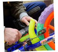 DECOMELODY Kit Bici con Siringa Flessibile Strumento Portatile per Riempimento Olio e Manutenzione Forcella Materiale Resistente e Facile Usare