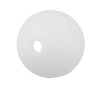 DECOMELODY Lampada da Soffitto Rosone Rotondo in PE Paralume per Lampade da e Soffitto Coprilampada Leggero e Resistente per Camera Bagno e Facile Installazione