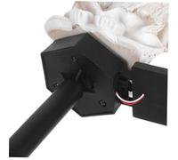 DECOMELODY Lampada Solare da Giardino Angioletto LED Illuminazione Automatica per Patio Prato Cimitero Decorazione Esterna