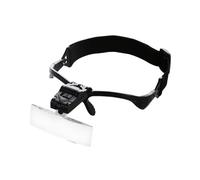 DECOMELODY Lente d Ingrandimento LED da Testa con Fascia Elastico Lampada Frontale ad Alta Potenza con Lenti Rimovibili e Luce Brillante per Estensione Ciglia e Cura Bellezza