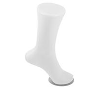 DECOMELODY Manichino Piede Magnetico Bianco per Esposizione Calzini e Scarpe Forma Piede Donna per Negozi e Casa Espositore Piedi per Calzini e Cavigliere per Visual Merchandising