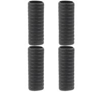 DECOMELODY Manicotti per Impugnatura Arco Violino e Contrabbasso in Gomma Resistenti Set da 4 Pezzi Accessori per Riparazione e Sostituzione Adatti a Musicisti e Artigiani degli Archi