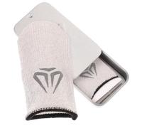 DECOMELODY Manicotti per Pollice da Gioco Mobili Traspiranti e Antiscivolo Copertura Dita in Fibra D’Argento Sottile Custodia in Metallo Set da 1 Paio per Accessori Gamer