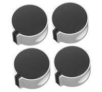 DECOMELODY Manopole Di Controllo Per Fornelli a Gas in Metallo Lega Di Zinco Resistenti Alla Corrosione Set Da 4 Pezzi Per Sostituzione Piano Cottura Uso Domestico