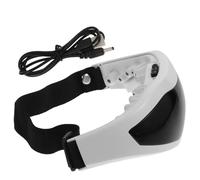 DECOMELODY Massaggiatore per Occhi USB Ricaricabile Stress e Affaticamento Design Ergonomico con Nasale Curvo Massaggio Punti di Agopuntura Compatto e Portatile per Uso Domestico e Viaggio