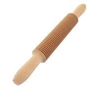 DECOMELODY Mattarello in Legno per Pasta Spaghetti e Noodles Tagliapasta Rete Superficie Liscia e Impugnatura Confortevole Strumento Versatile per Pasta Pizza e Dolci Fatti in Casa