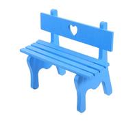 DECOMELODY Mini da in Miniatura Blu Mobilia Decorativa per Casa delle Bambole e da Cortile per Modellismo e Camerette Piccole