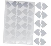 DECOMELODY Pad Adesivo e Uso Domestico per Salone di Bellezza Professionale 3 Borse Cuore Forma per Laminazione Ciglia in Carta Alluminata Usa e Getta Resistente