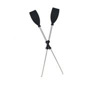 DECOMELODY Pagaia Kayak in Alluminio Leggera Doppia estremità Smontabile per Barca e Gommone Doppio Uso con Anelli Gocciolatori e Rinforzate per Pesca e Diporto