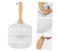 DECOMELODY Paletta per Alluminio con Ergonomico Forata per Girare e Trasferire Pizza Resistente e Antiscivolo e Ristoranti