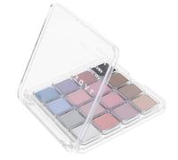 DECOMELODY Palette Ombretti 16 Colori Opachi e Glitterati, Polvere Pigmentata, Evidenziatori per Trucco Occhi, Palette Compatta da Viaggio per Look Naturali e Luminosi