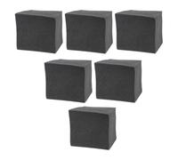 DECOMELODY Pannelli Fonoassorbenti Spessi 20X20X20 CM Set da 6 Pezzi in Schiuma Acustica per Insonorizzazione Angoli Pannelli Fonoisolanti Resistenti per Studio Sala Musica e Ufficio