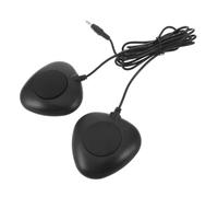 DECOMELODY Pedale per Grancassa Doppio Silenzioso per Batteria Elettronica con Pad Mute, Jack 3.5mm, Accessorio per Esercizi a Casa e Prove Musicali, Struttura Rinforzata Resistente All’uso