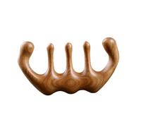 DECOMELODY Pettine Massaggiante in Legno Antistatico per Capelli Lunghi e Spessi Resistente e Portatile per Stimolare Capelluto e Ridurre Elettricità Statica