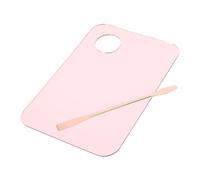 DECOMELODY Piastra Per Miscelare Fondotinta Vassoio Per Miscelare Nail Art Piastra in Materiale Acrilico Per Smalti e Cosmetici Spatola Per Creazioni Da Sé