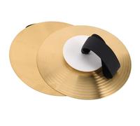 DECOMELODY Piatti Per Esibizioni Ragazzo Ragazza in Metallo Lega Robusta 8 Pollici, Piccoli Strumenti a Mano Portatili Per Performance Scolastiche e Percussioni Musicali