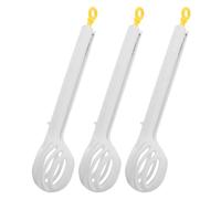 DECOMELODY Pinza per Uova in Acciaio Inossidabile 3 Pezzi Frusta Multifunzionale Antiaderente per Mescolare Sbattere e Girare Utensile da Cucina per Buffet e Uso Domestico