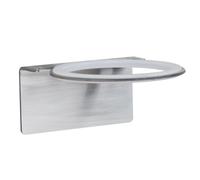 DECOMELODY Porta Asciugacapelli da Parete in Acciaio 304 Supporto per Asciugacapelli Resistente e Leggero Organizer da Muro per Bagno Camera da Letto e Barbiere Design Salvaspazio senza