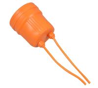 DECOMELODY Portalampada in Ceramica E27 per Lampada Riscaldante Rettili, Resistente Alte Temperature, Piccolo Portalampada da Esterno per Gabbia e Porcili, Base per Uso Domestico e Agricolo