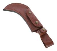 DECOMELODY Proteggi Coltello Frutta con Custodia in Pelle PU Resistente e Decorativa Copri Lama Compatto e Leggero per Cutter Anguria e Melone Sicurezza e Stile per Affettare Cocomero