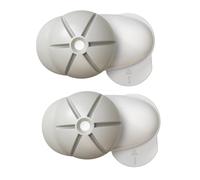 DECOMELODY Protezione Antipizzico Porta per Ragazzo Ragazza 2 Pezzi in Abs e Tpe, Sicurezza Ragazzo Ragazza Ammortizzatore tra Porta e Telaio, Bianco per Casa e Scuola